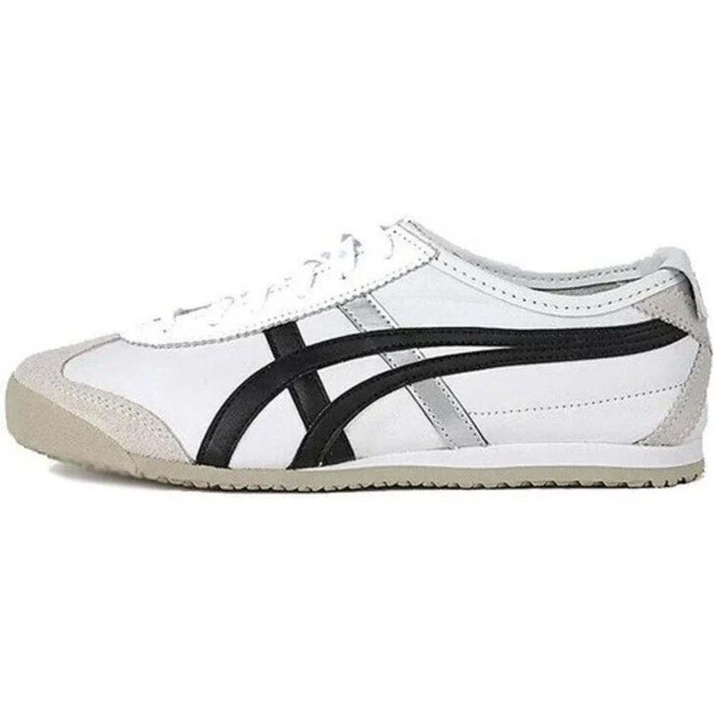 Onitsuka Tiger Mexico 66 Sneakers Mens Size 7 White Black Silver DL408